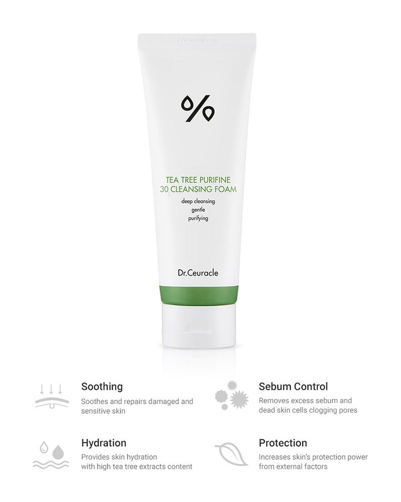 Dr. Ceuracle Tea Tree Purifine 30 Cleansing Foam