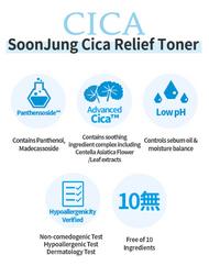 Etude SoonJung Cica Relief Toner