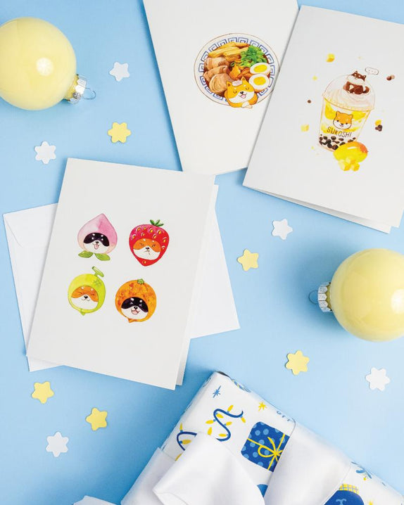 SUKOSHI x Penelope Greeting Card Set