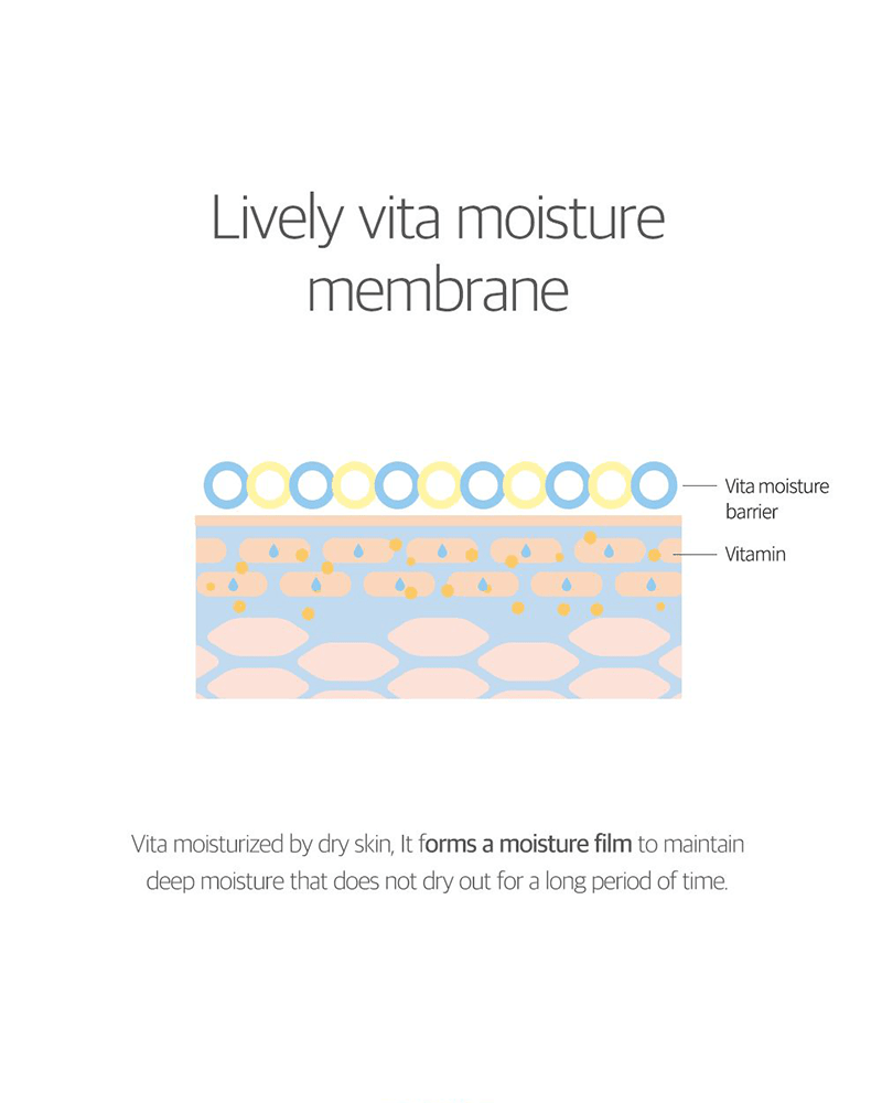 ROUND LAB Birch Juice Moisturizing Cleanser vita moisture membrane infographic