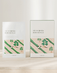 ROUND LAB Mugwort Calming Sheet Mask box and single sheet package
