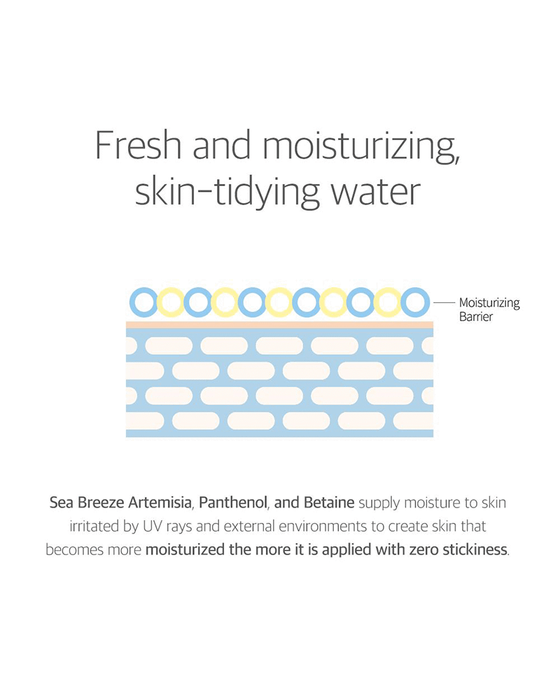 ROUND LAB Mugwort Calming Toner moisture barrier infographic