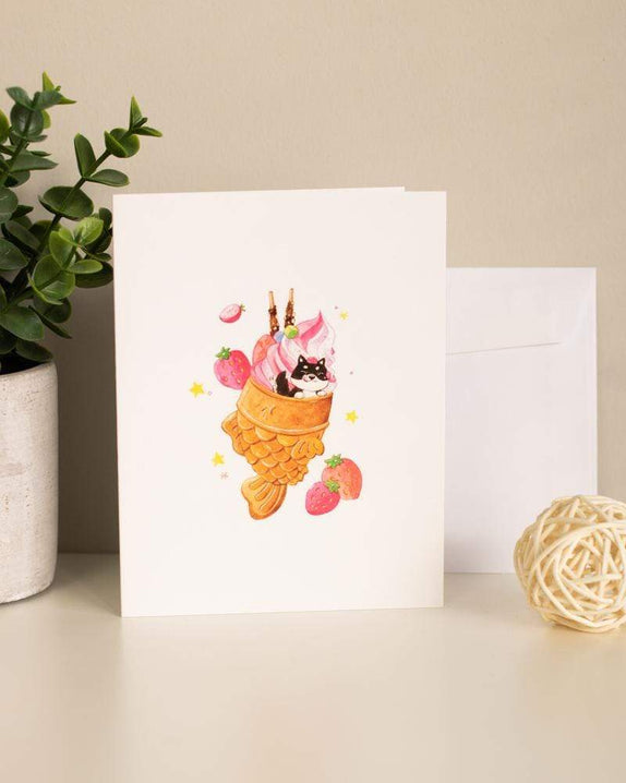 Shop SUKOSHI x PENELOPE Delicious Taiyaki Greeting Card